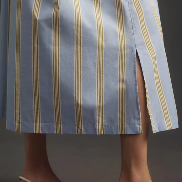 Anthropologie Maeve Short-Sleeve Crossover V-Neck Midi Dress Medium Worn 1 Time - Picture 4 of 14